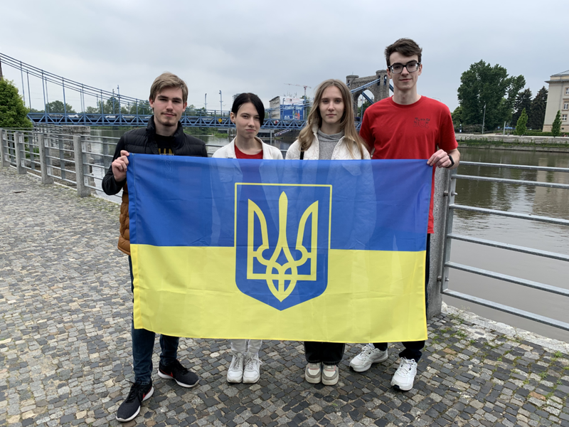 Зліва направо: Андрій Столітній, Дарина Карпенко, Аліса Потьомкіна, Андрій Смутчак