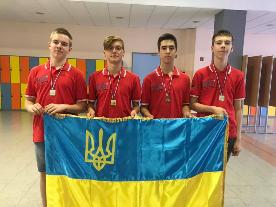 The national team of Ukraine at the 2019 Olympiad in Slovenia